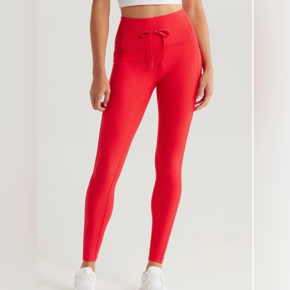 Beyond Yoga Spacedye Tank + Pocket Leggings, Candy Apple Red Matching Set,size S - Picture 3 of 11